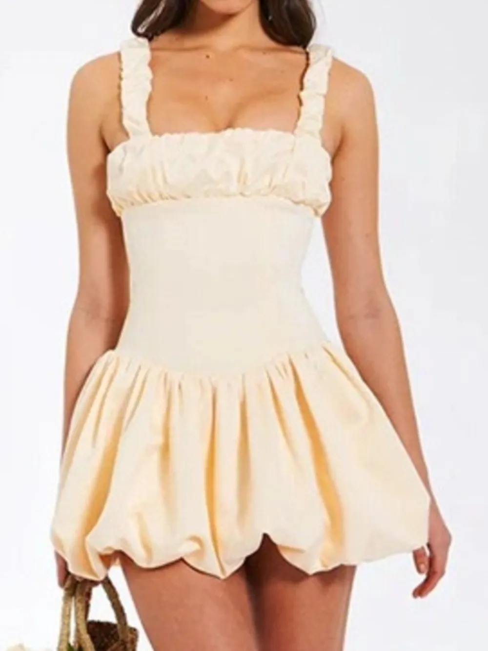 Bubble Hem Mini Dress, image 5
