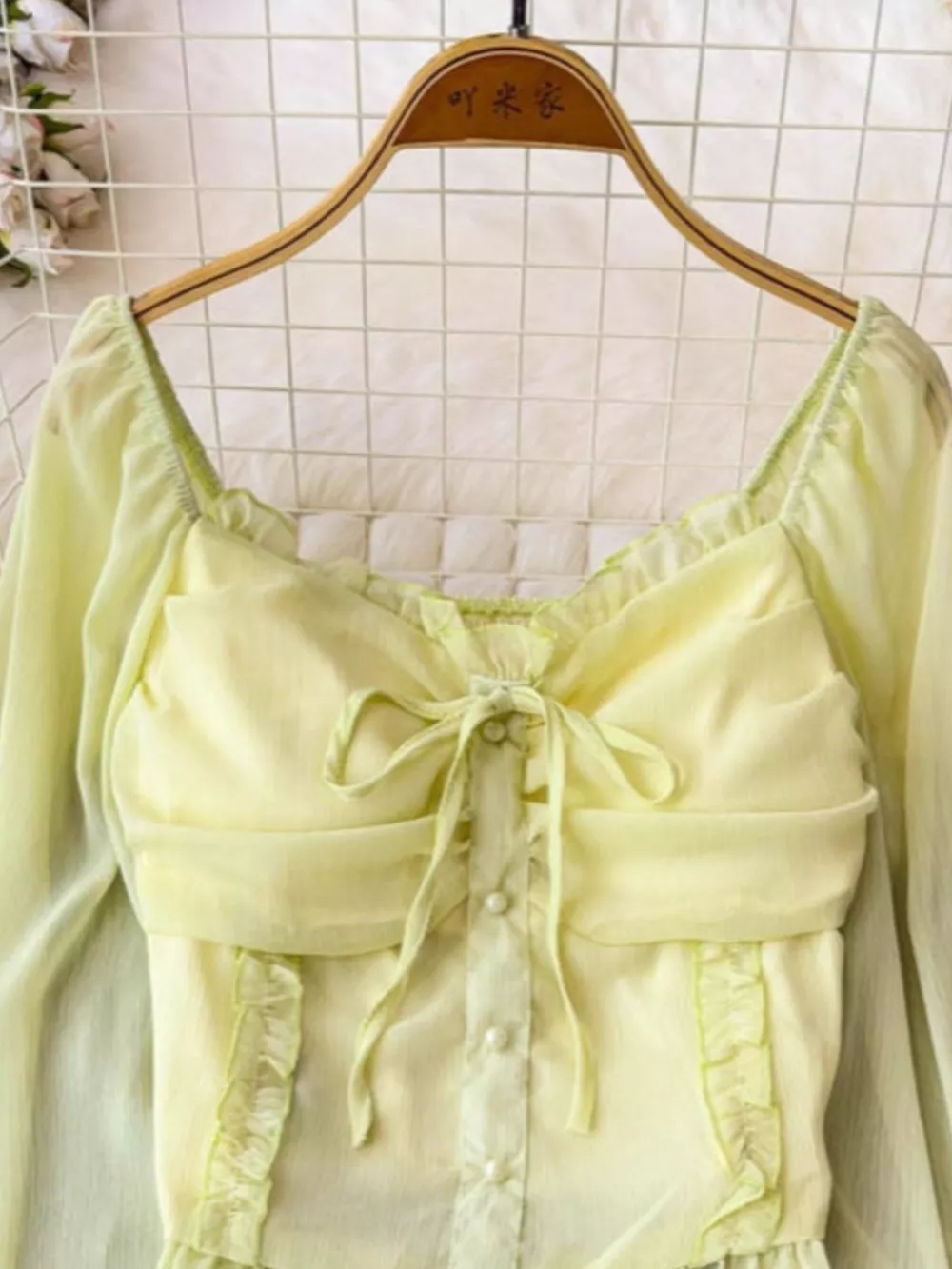 Frill Flounce Sleeve Blouse, image 3