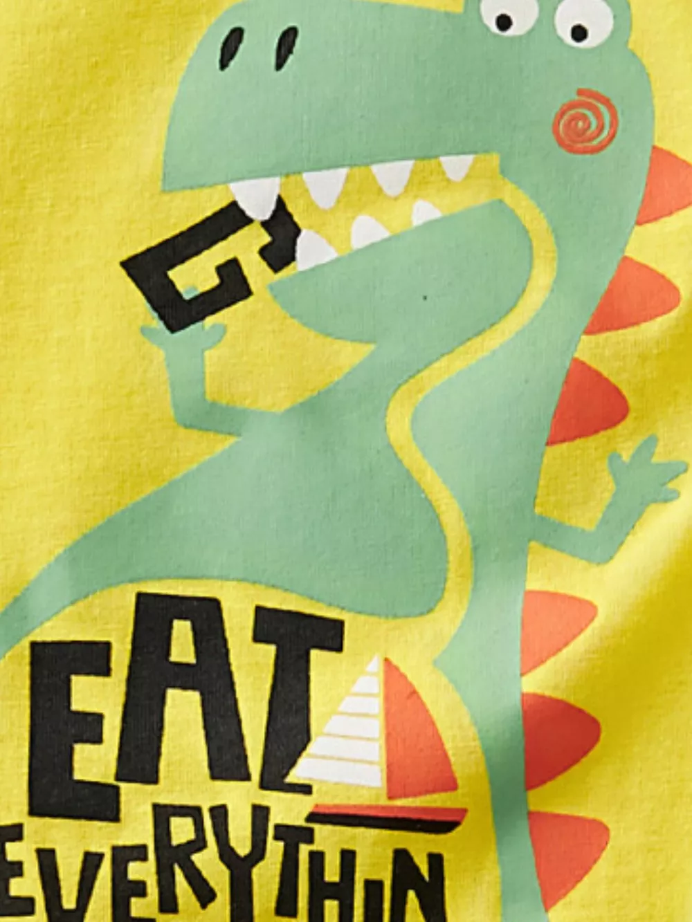 Children's Dinosaur Graphic Tee & Shorts Set, image 3