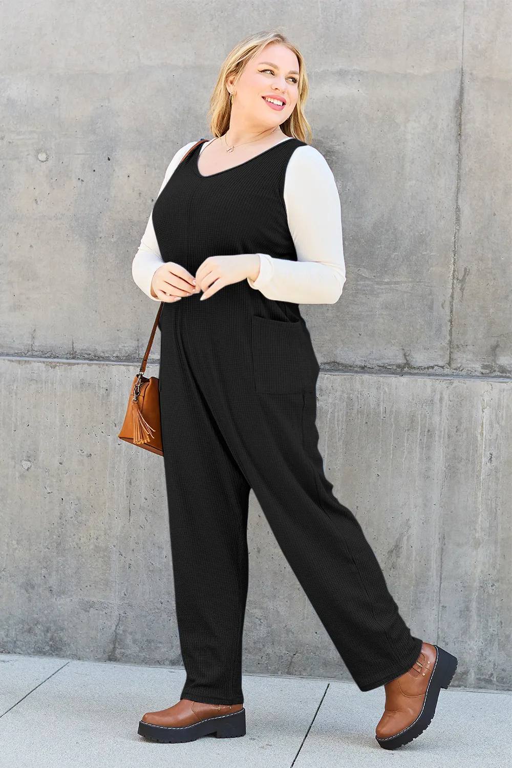 Full Size Sleeveless Straight Jumpsuit, image 13