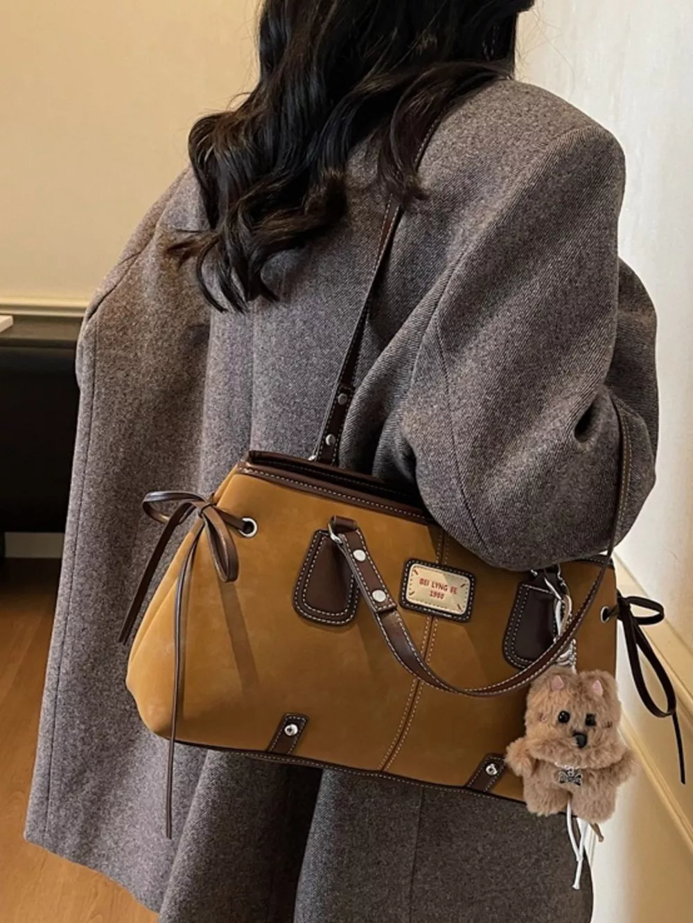 Side Tie Shoulder Bag, image 4
