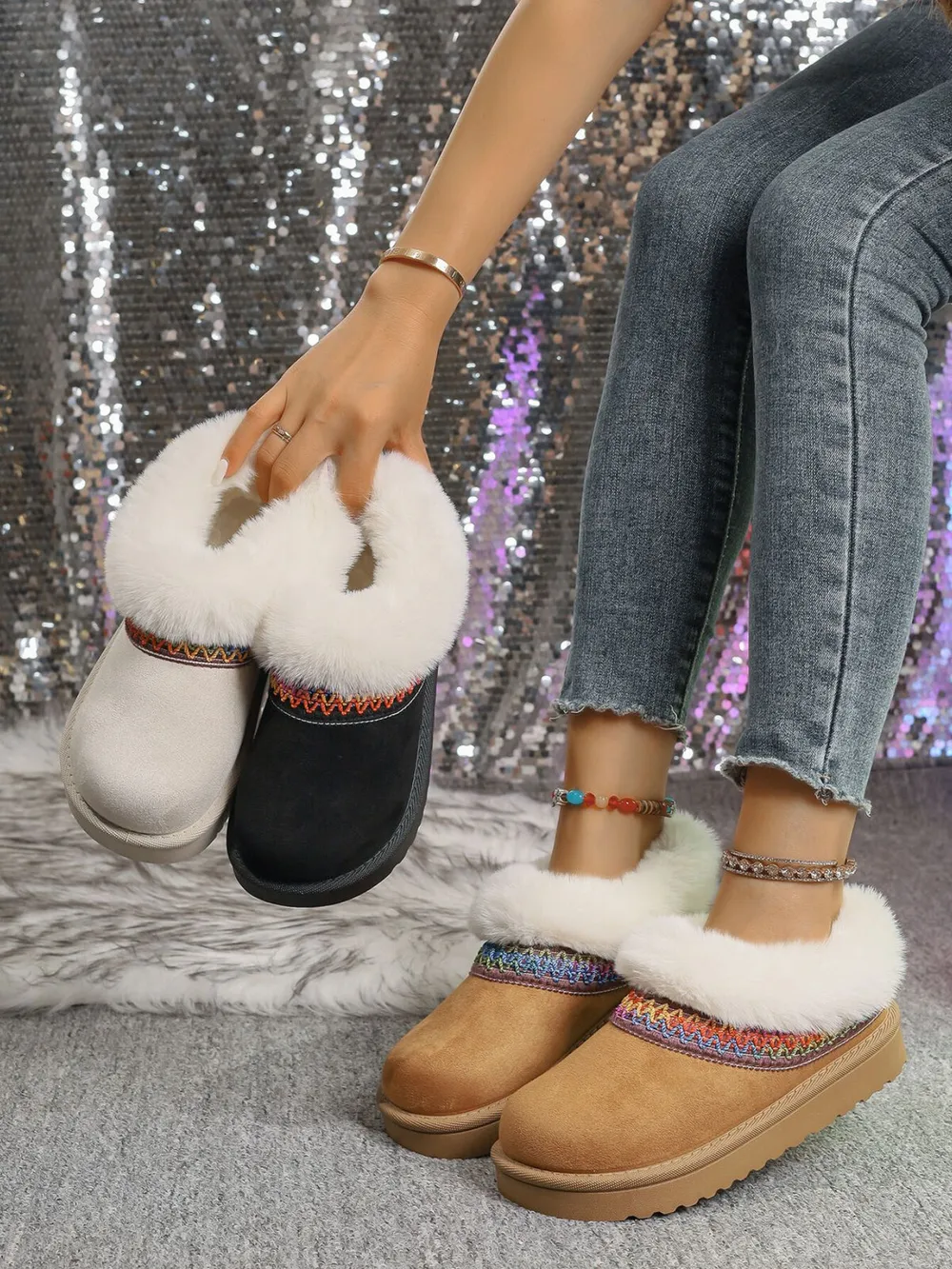 Round Toe Platform Boots, image 2
