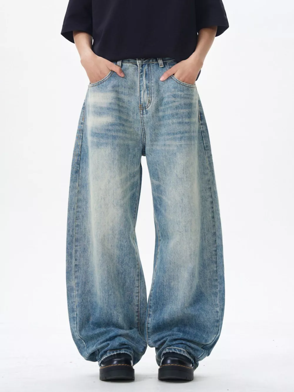Men's Wide Leg Jeans