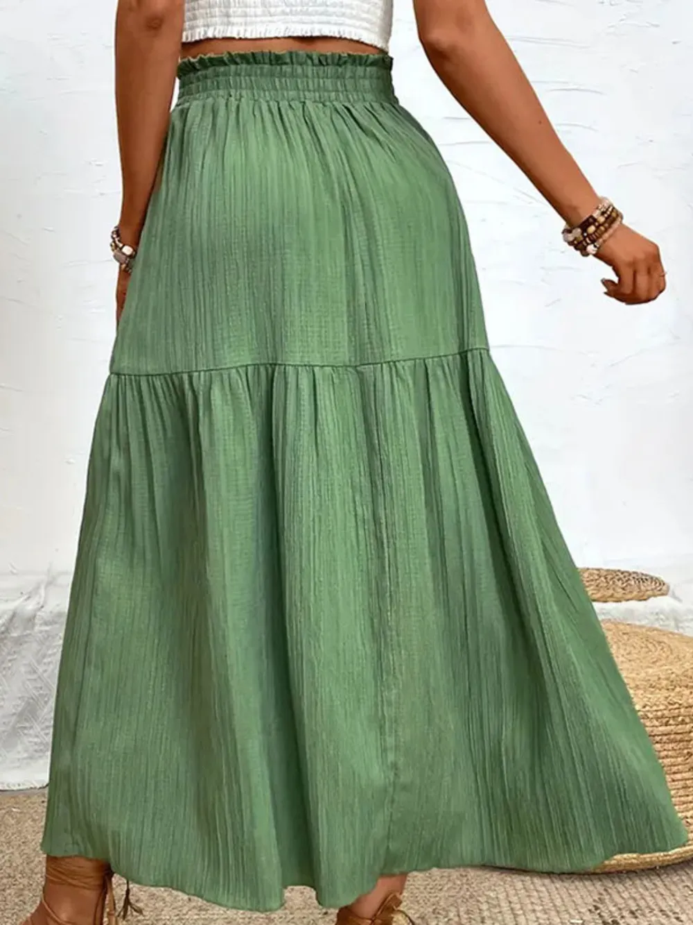 Frill Slit Skirt, image 4