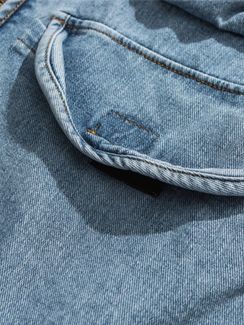 Multi-Pocket V-Neck Denim Vest, image 3