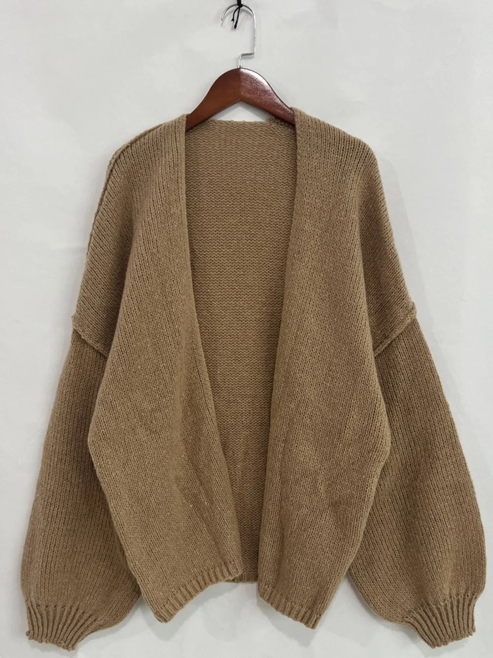Open Front Dropped Shoulder Cardigan, image 24