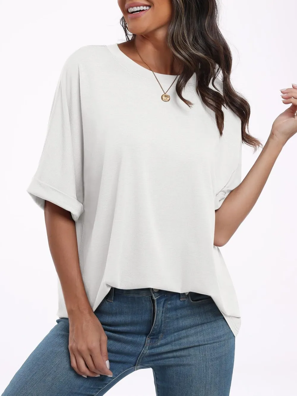 Round Neck Half Sleeve T-Shirt, image 8