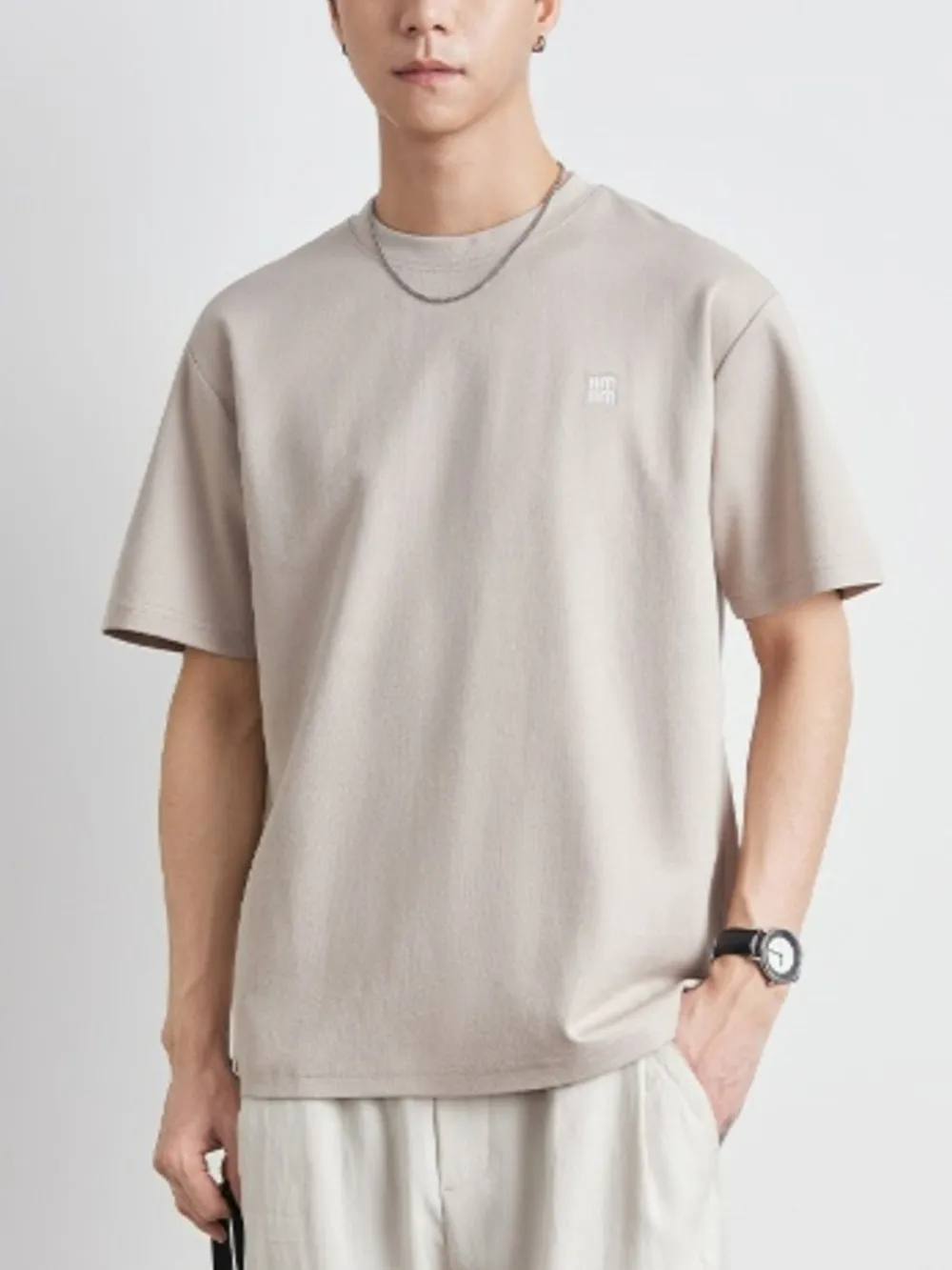 Men's Plus Size Round Neck Short Sleeve T-Shirt