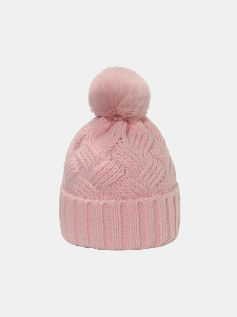 Roll Rim Cable-Knit Hat, image 6