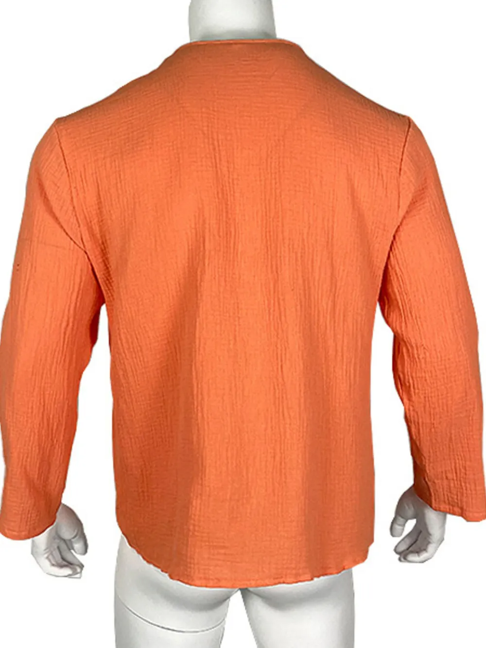 Men's Full Size Long Sleeve Casual Button-Up Shirt Plus Size, image 4