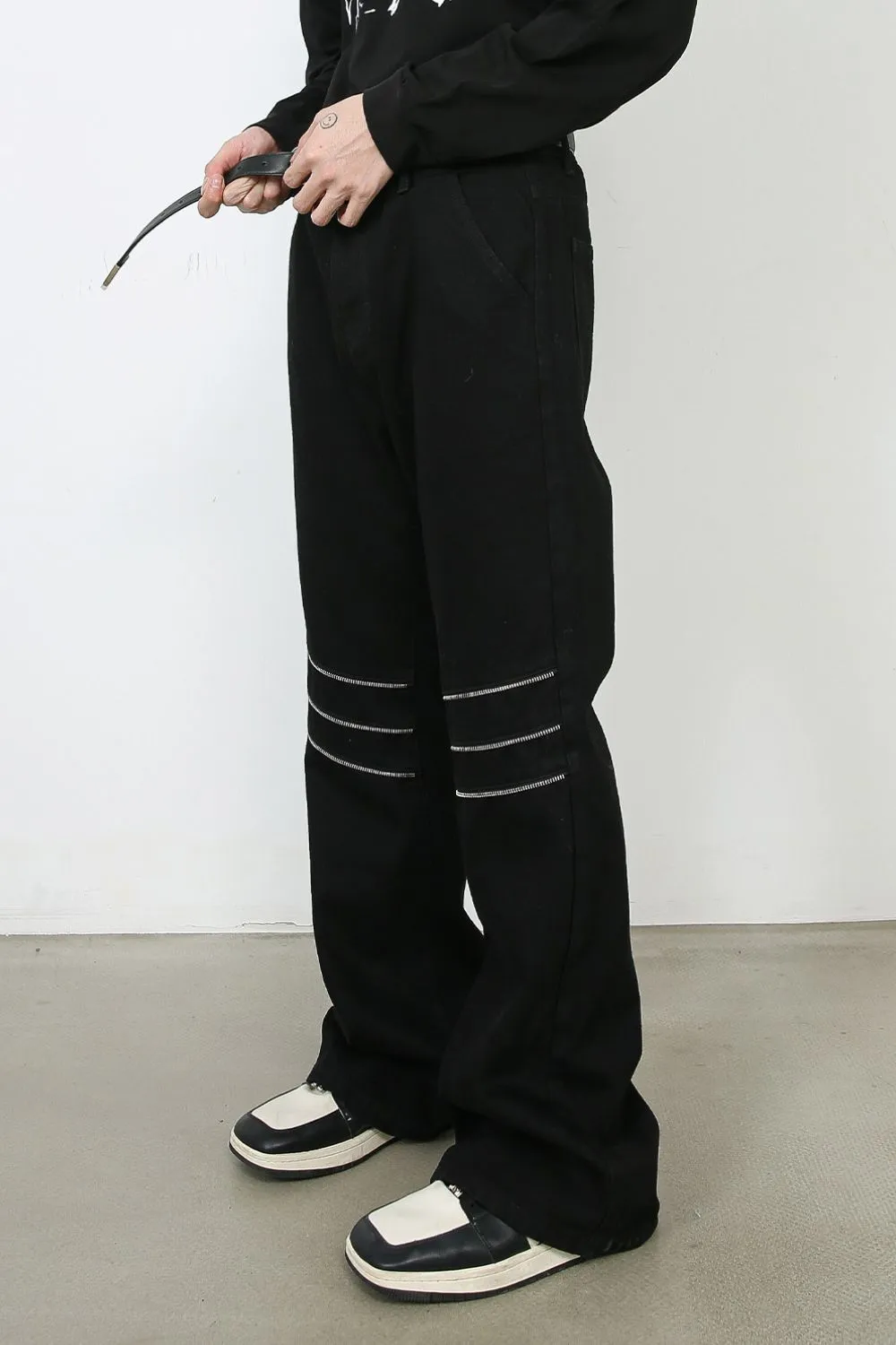 Men's Bootcut Jeans with Pockets, image 2