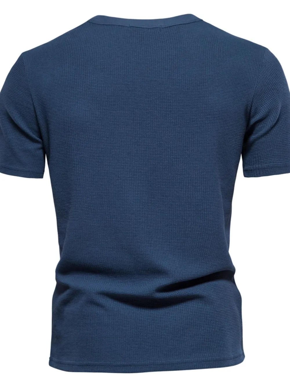 Men's Waffle-Knit Short Sleeve T-Shirt, image 4