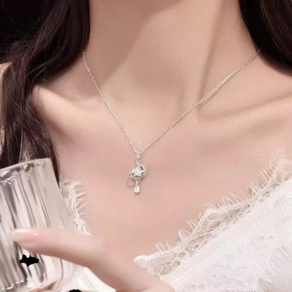 Planet Heart Pendant Necklace, image 3