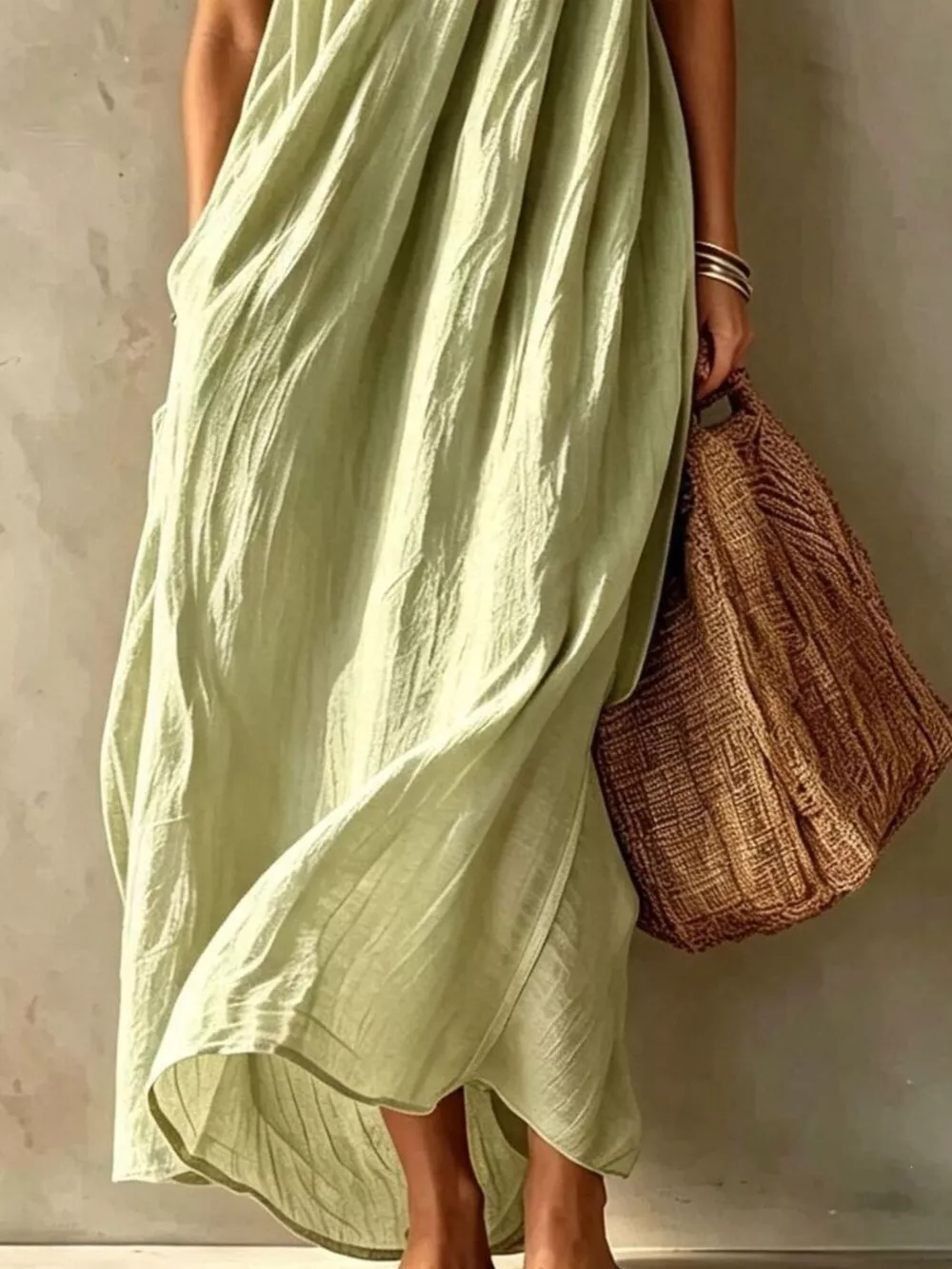 Full Size One-Shoulder Maxi Dress Plus Size, image 14
