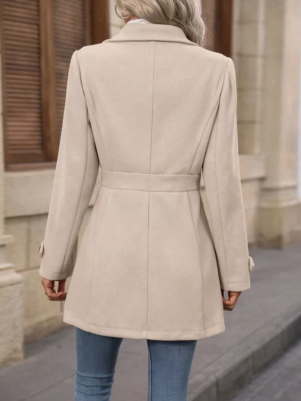 Button Up Long Sleeve Coat, image 6