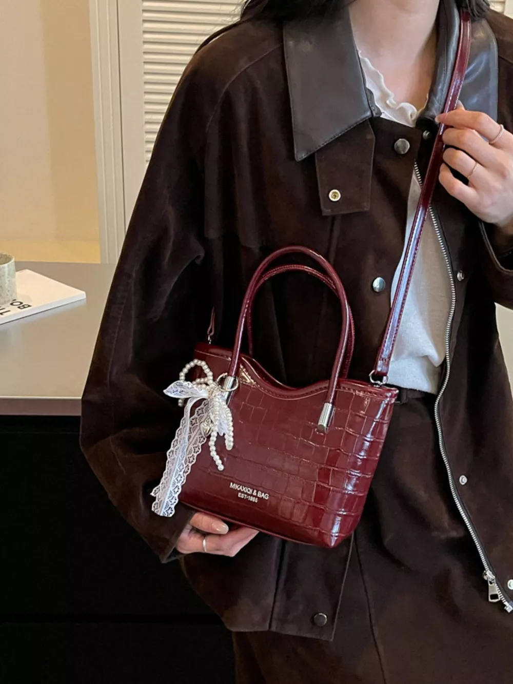 PU Leather Crossbody Bag, image 13