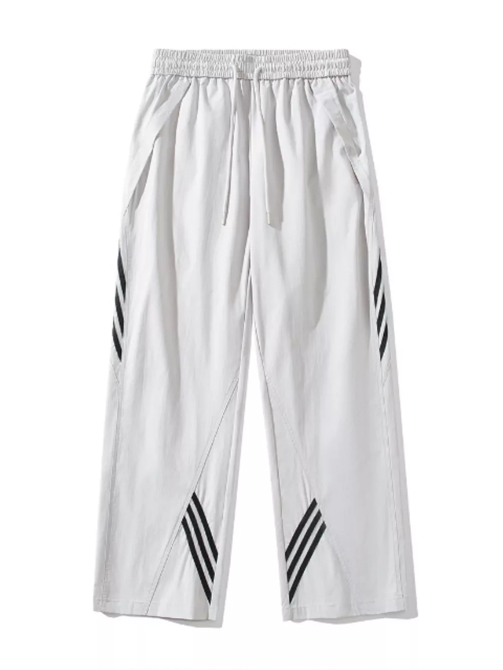 Men's Full Size Striped Wide Leg Pants Plus Size, image 3