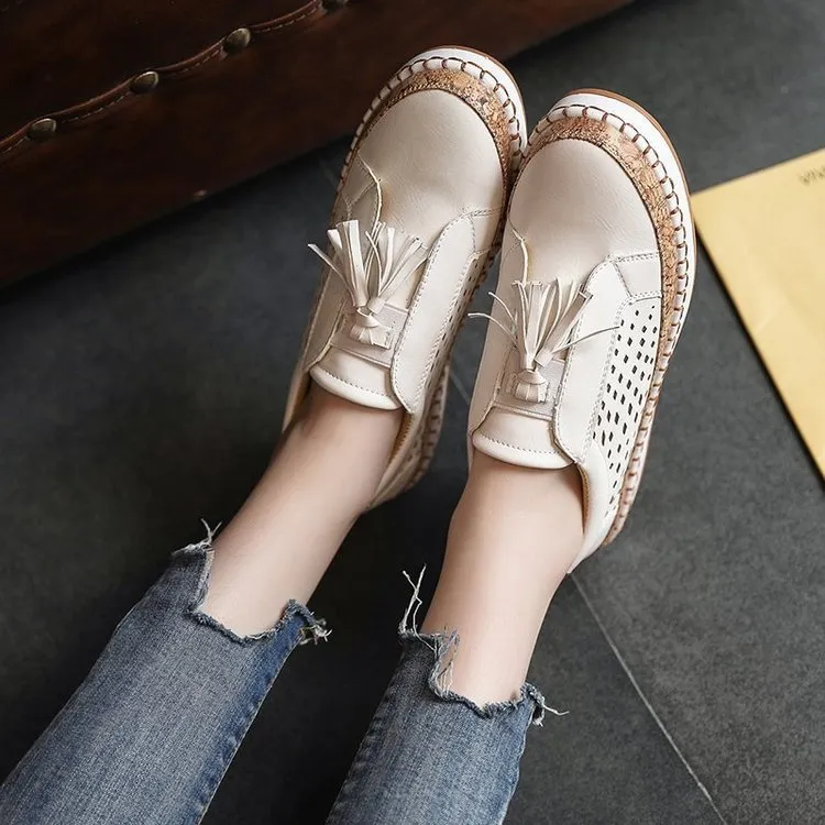 Tassel Round Toe Loafers, image 3
