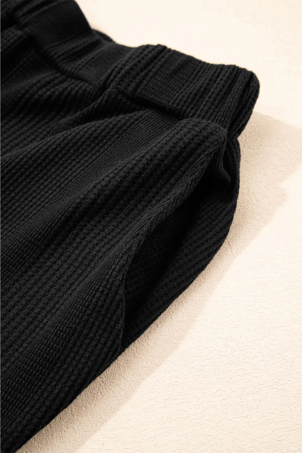 Color Ribbed Ruffle Tank Top and Pants Set, image 9