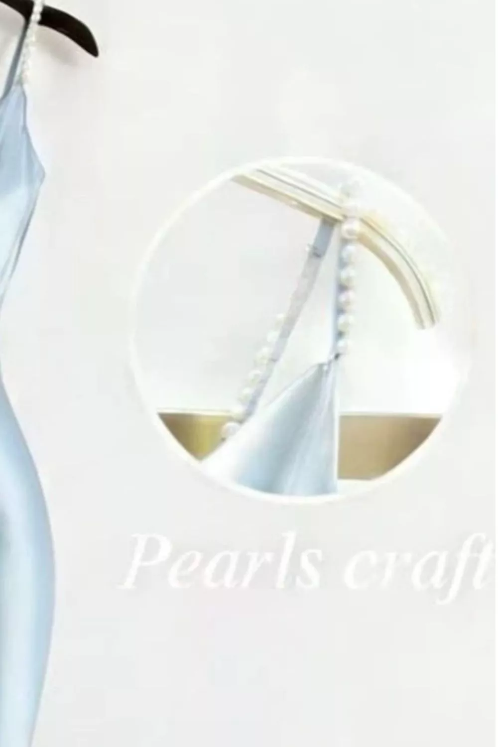 Pearl Strap Cowl Neck Satin Maxi Dress, image 15