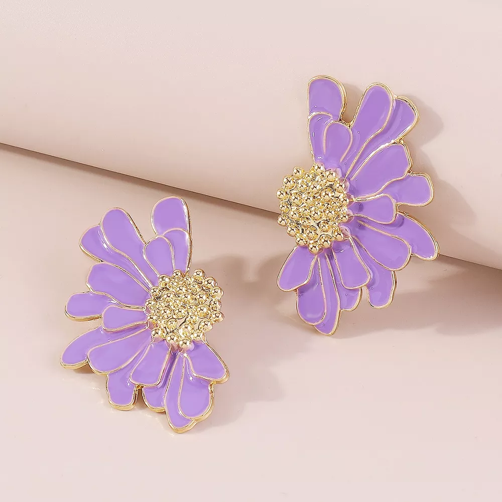 Flower Stud Earrings, image 15