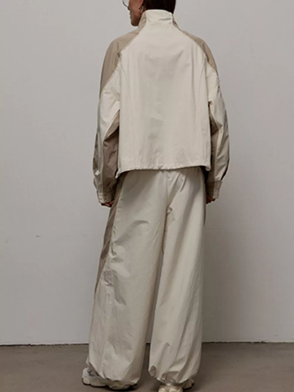 Color Block Zip Up Outerwear and Pants Set, image 8