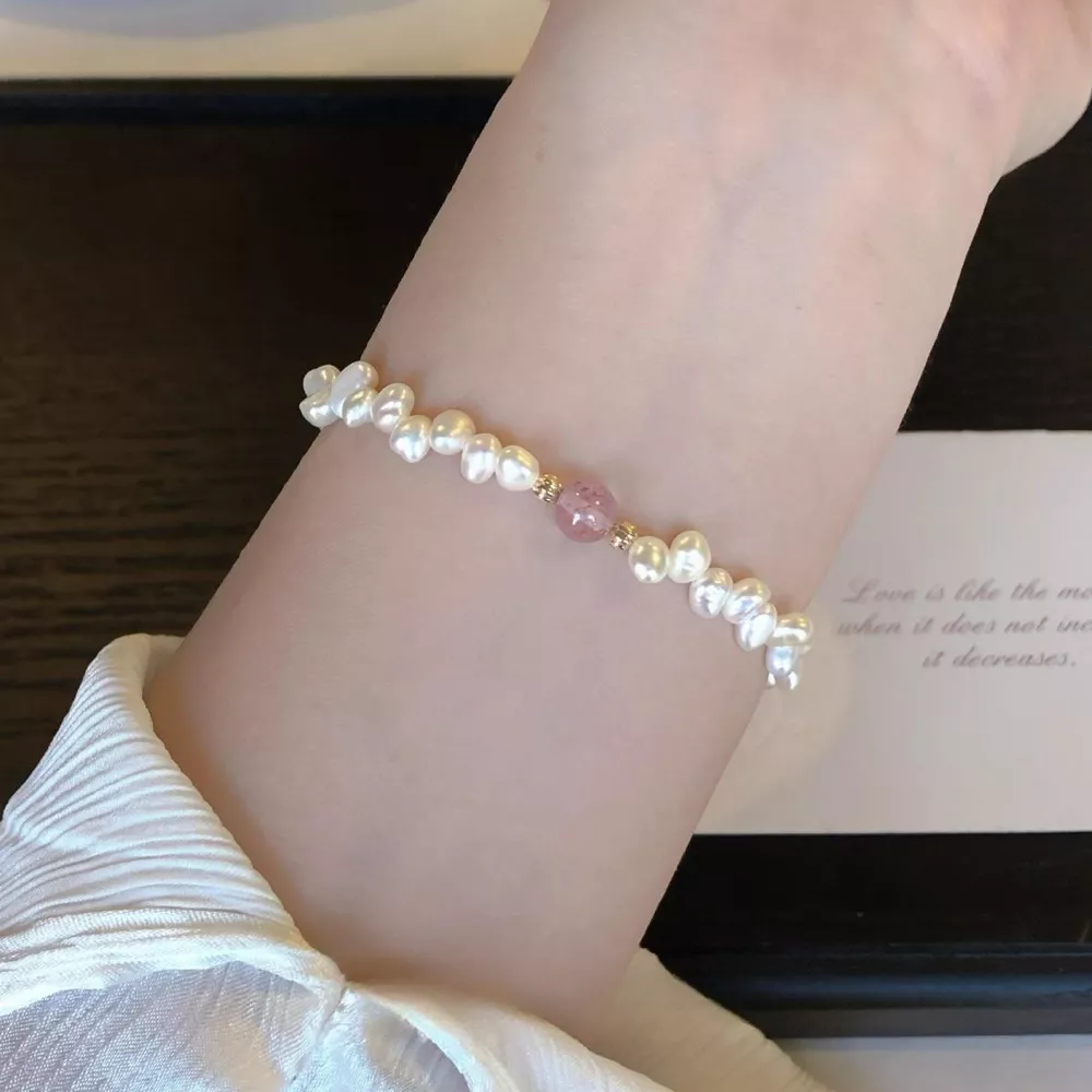 Pearl & Crystal Bracelet, image 4
