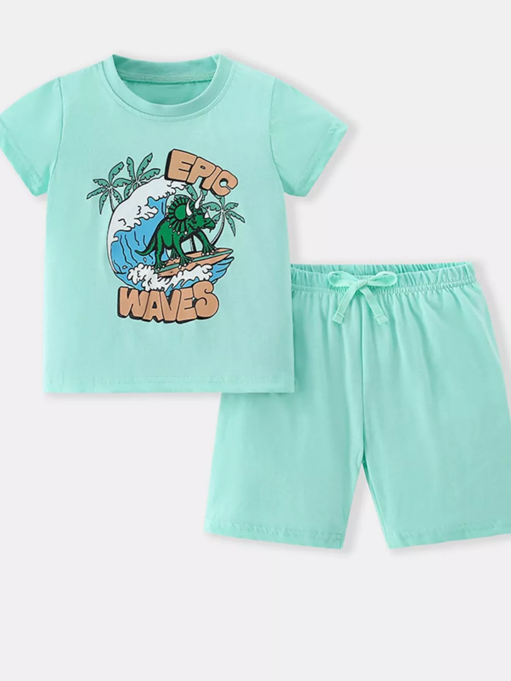 Children's Graphic Short Sleeve Tee & Shorts Set