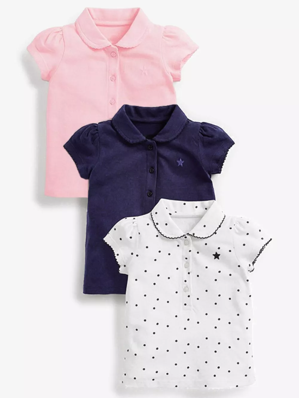 Children's Button Detail Short Sleeve Polo, image 6