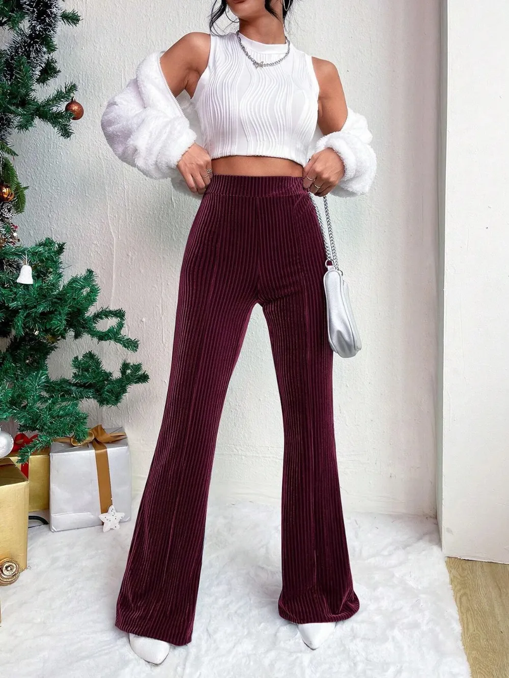 High Waist Flare Pants, image 17