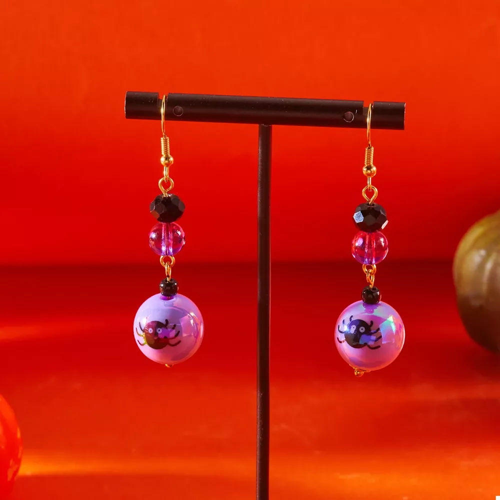 Halloween Acrylic Drop Earrings, image 3