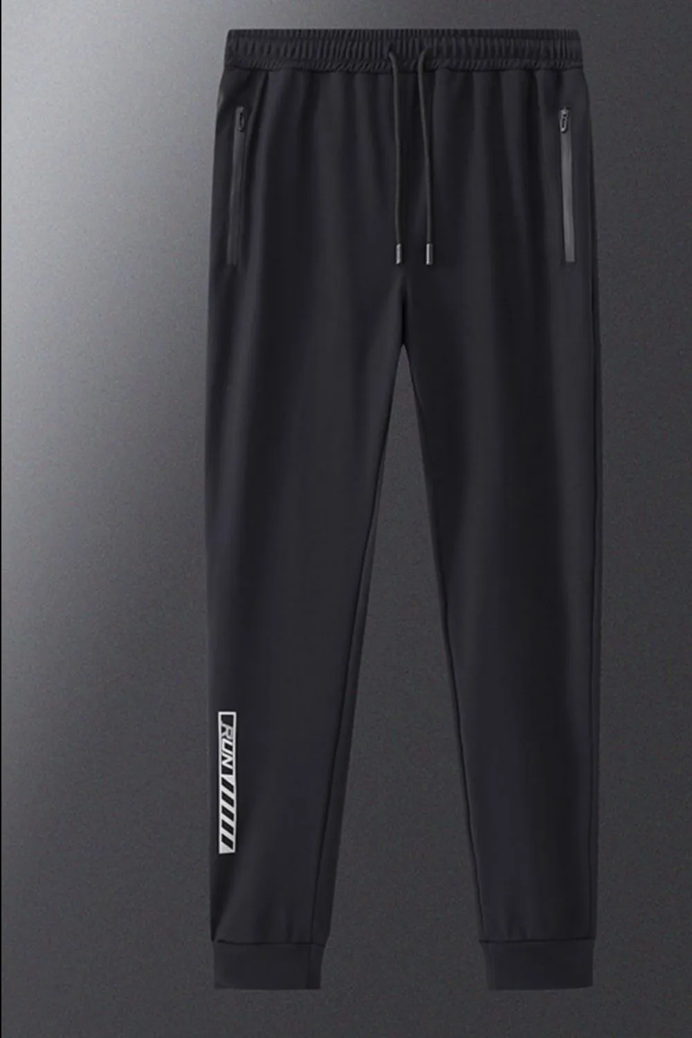 Men's Plus Size Drawstring Joggers with Pockets