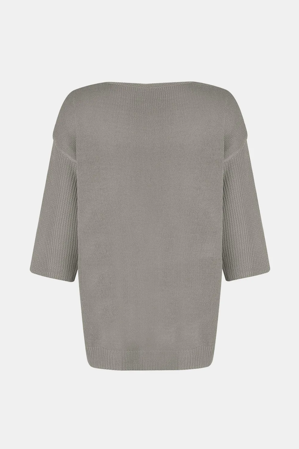 V-Neck Three-Quarter Sleeve Knit Top, image 15
