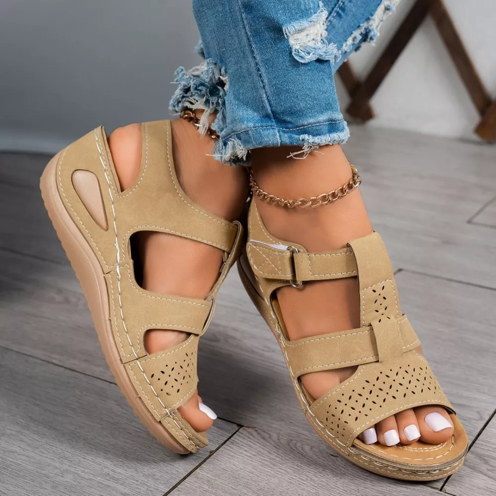 Open Toe Wedge Sandals, image 8