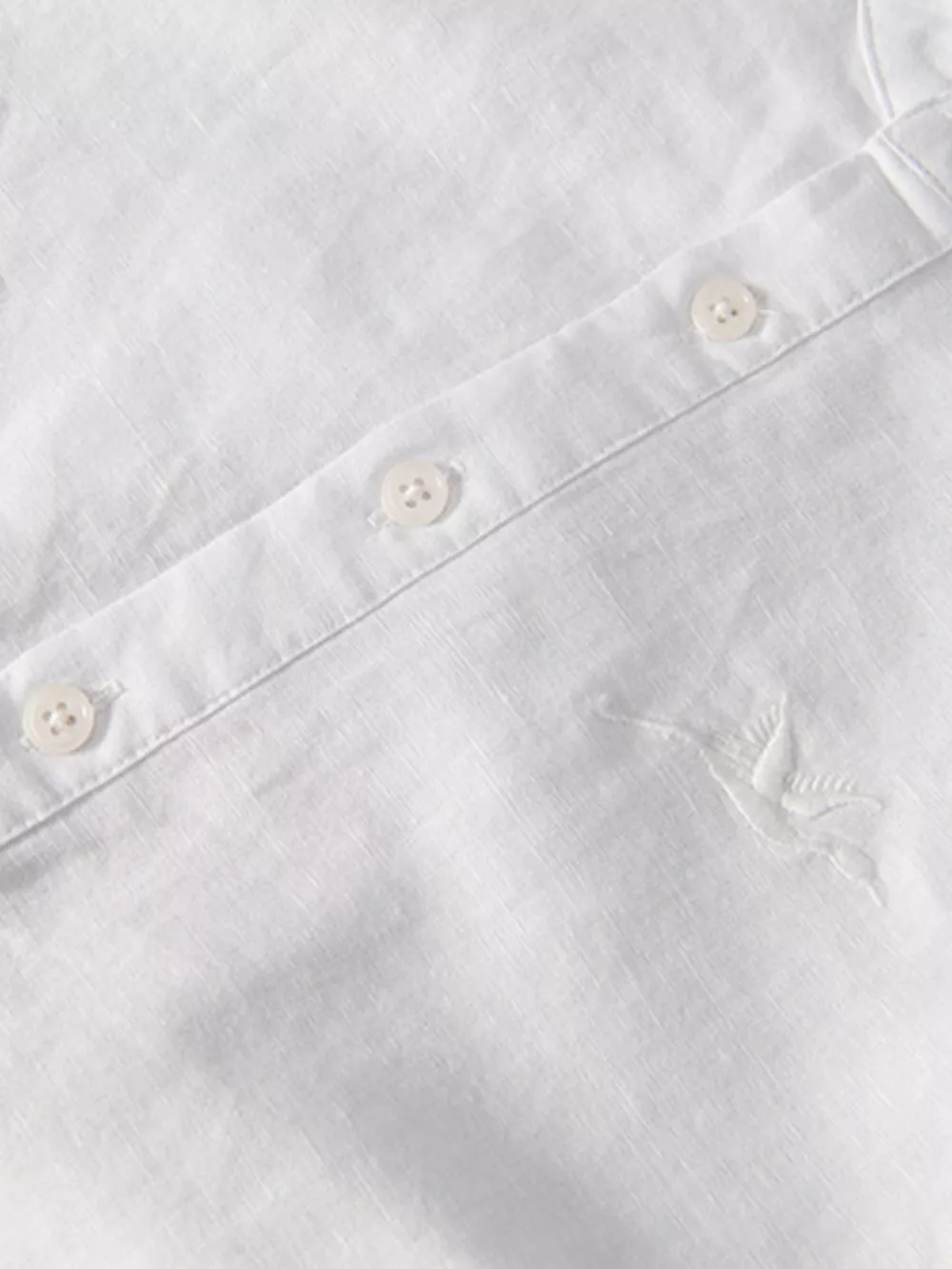 Men's Plus Size Button Detail Short Sleeve Blouse, image 8
