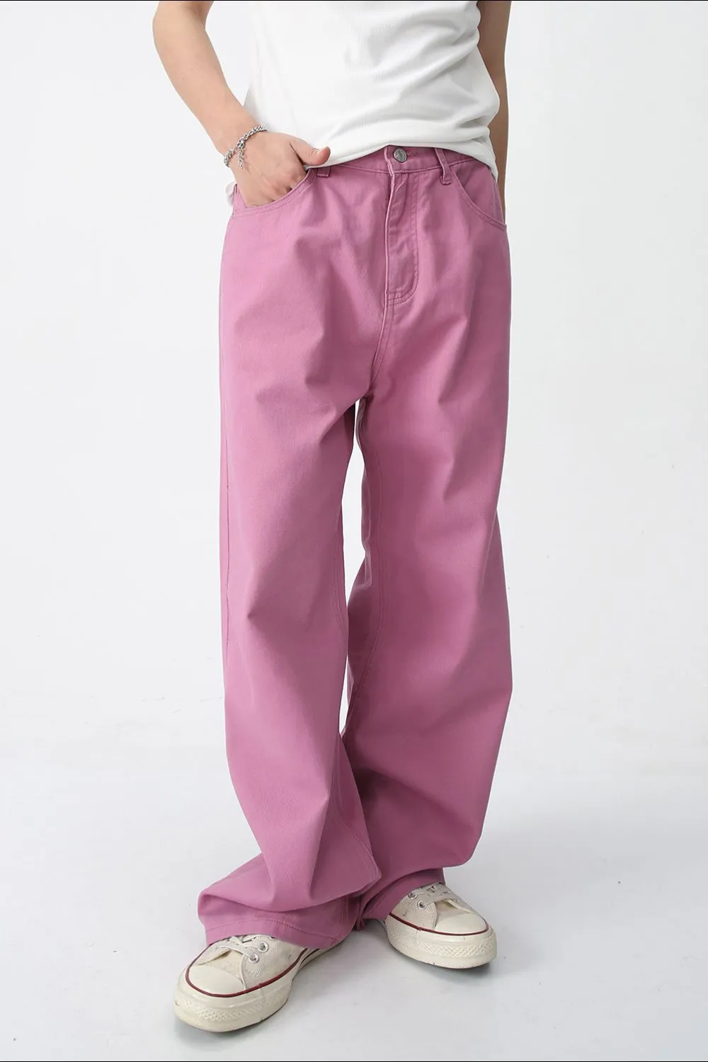 Mid Rise Baggy Men's Jeans, image 4