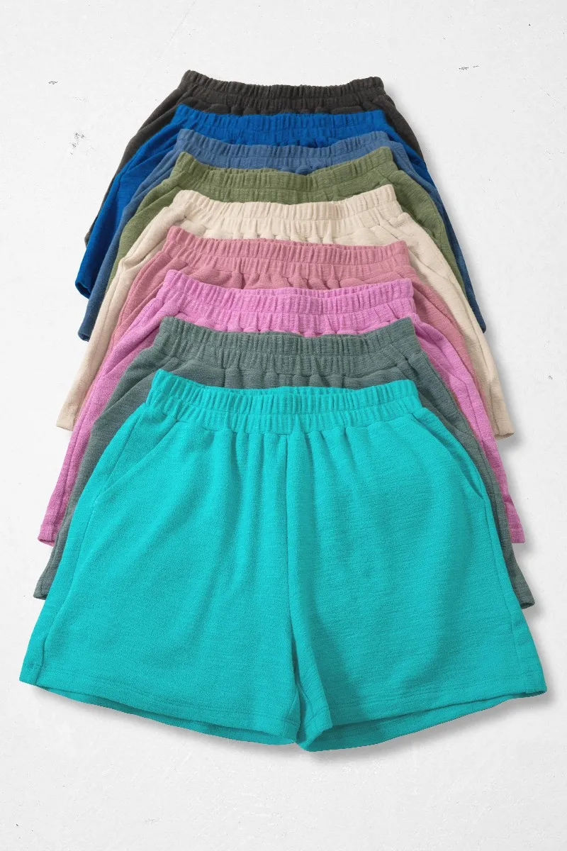 Cotton Slub Shorts, image 2