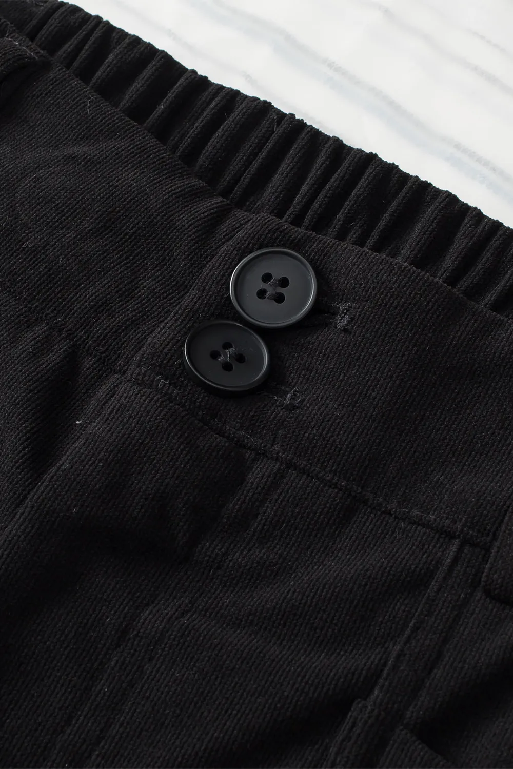 Half Elastic Waist Straight Pants, image 14