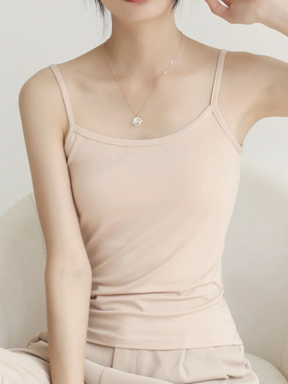 Solid Color Scoop Neck Cami, image 10