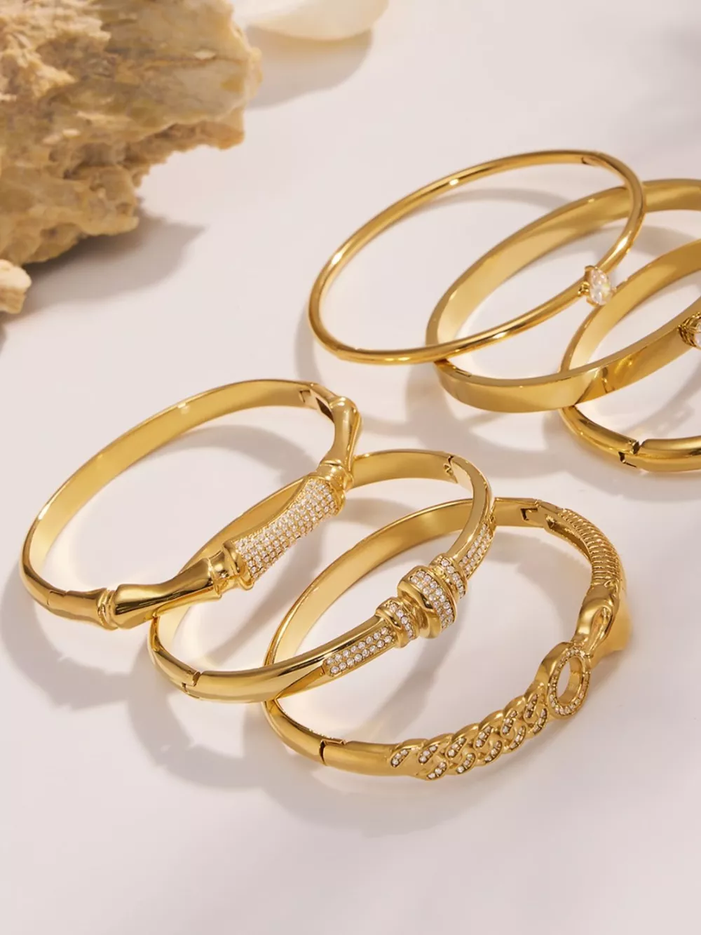 18K Gold-Plated Zircon Bracelet, image 11