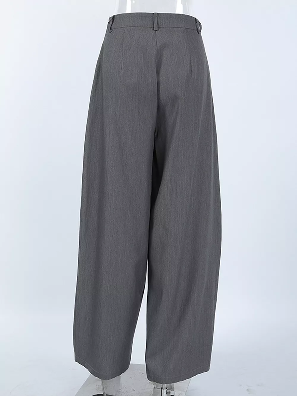 High-Waisted Wide-Leg Pleated Pants, image 10
