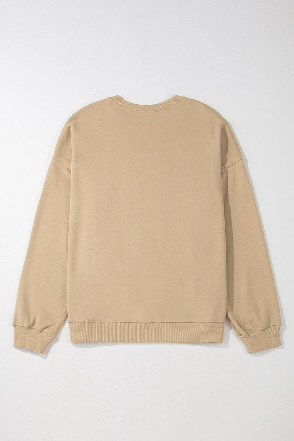 Plus Size Round Neck Long Sleeve Sweatshirt, image 8