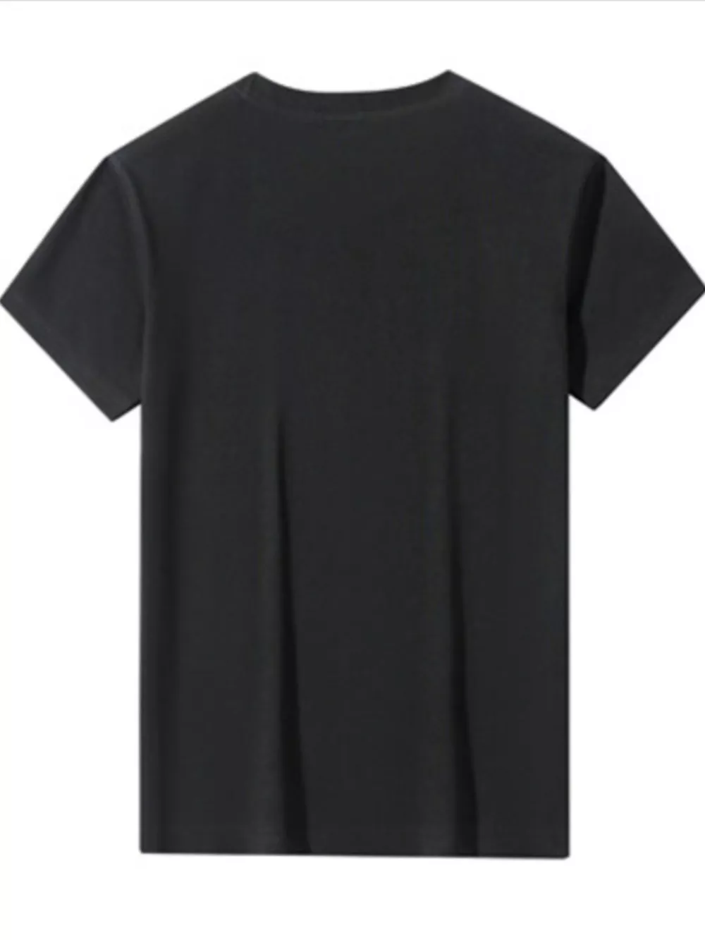 Men's Plus Size Round Neck Short Sleeve T-Shirt, image 3