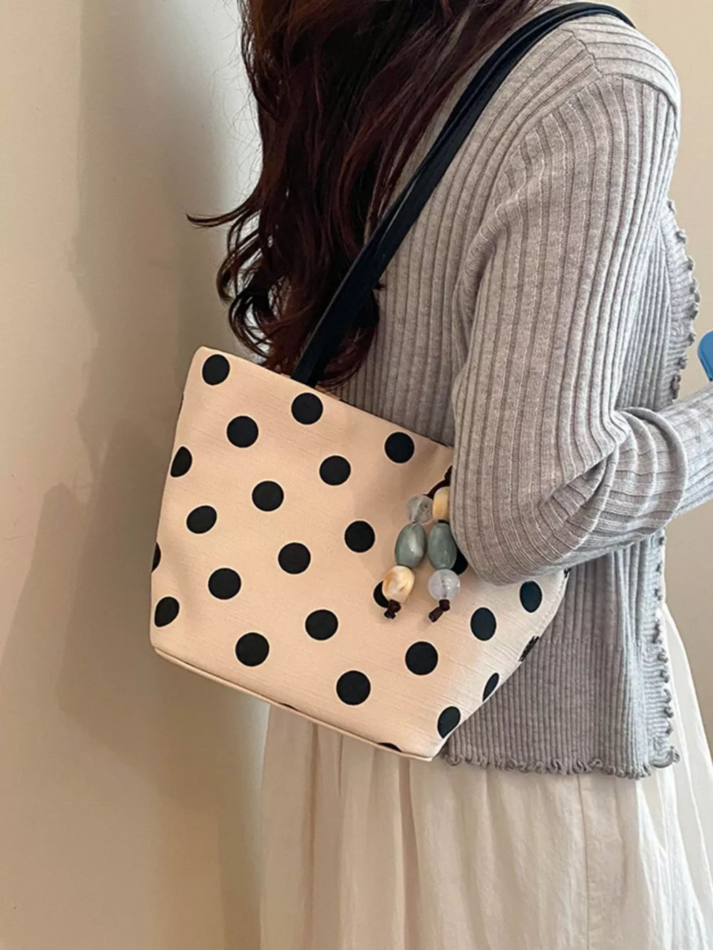 Polka Dot Shoulder Bag, image 3