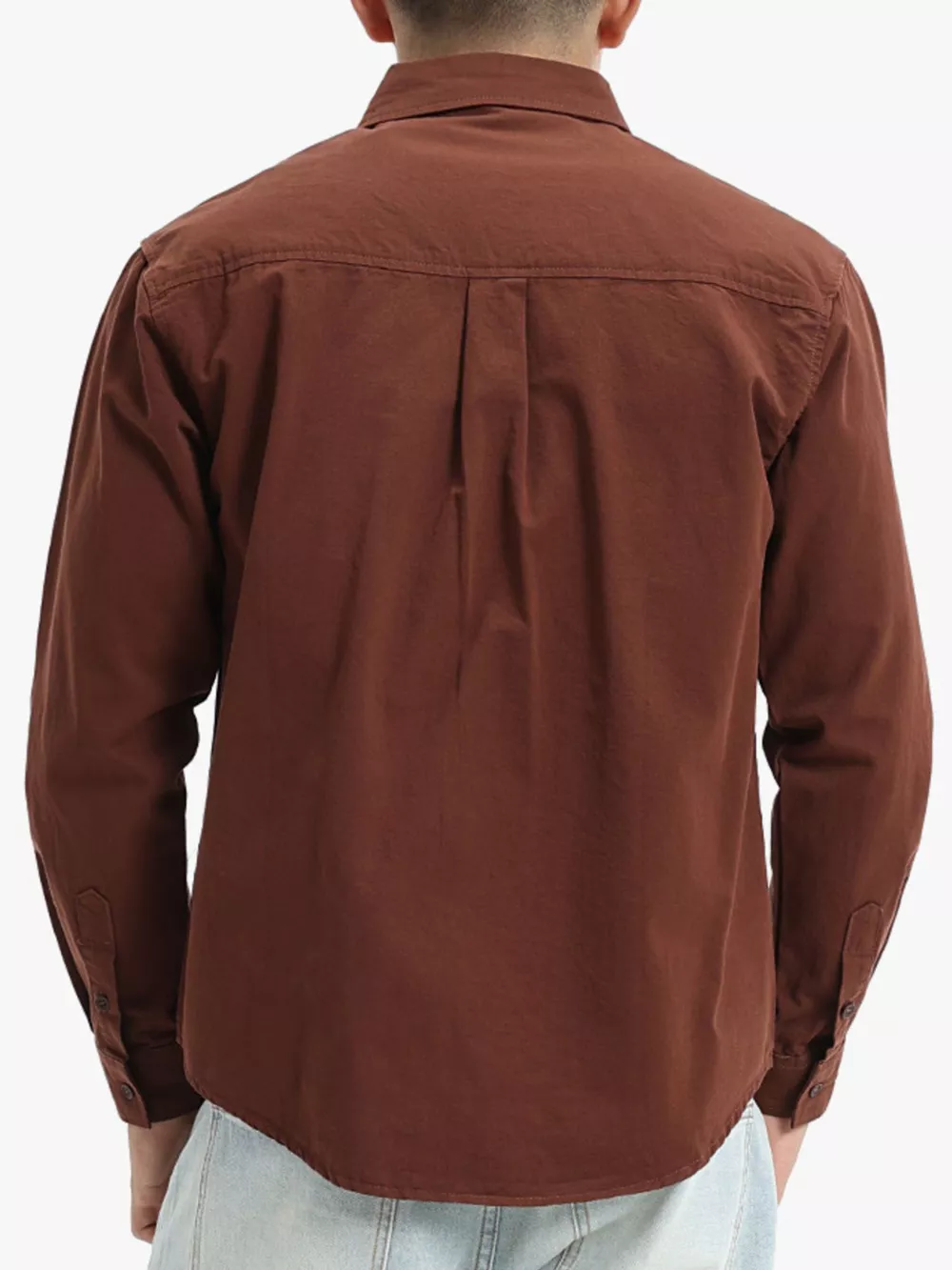 Men's Plus Size Long Sleeve Button-Down Shirt, image 5