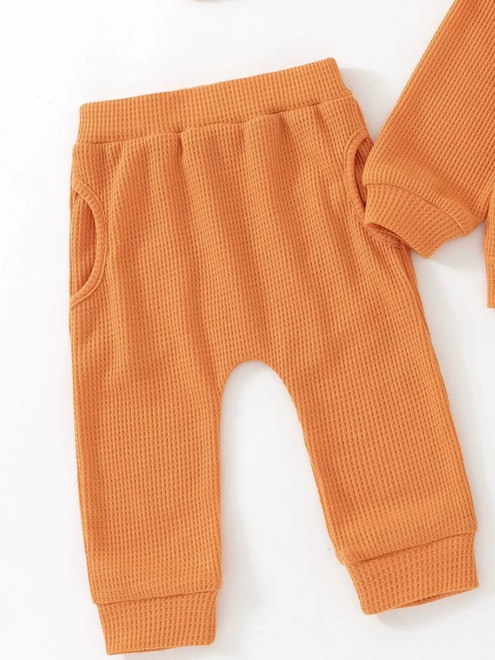 Children's Letter Ruffled Trim Top and Pants Set, image 7