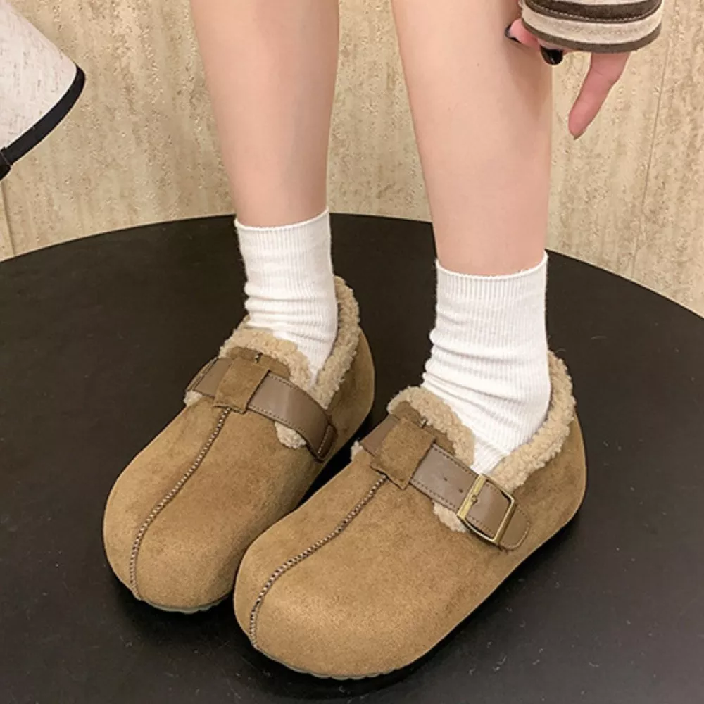 Round Toe Platform Slip-Ons, image 6