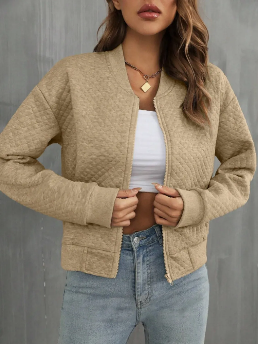 Zip Up Long Sleeve Jacket, image 15