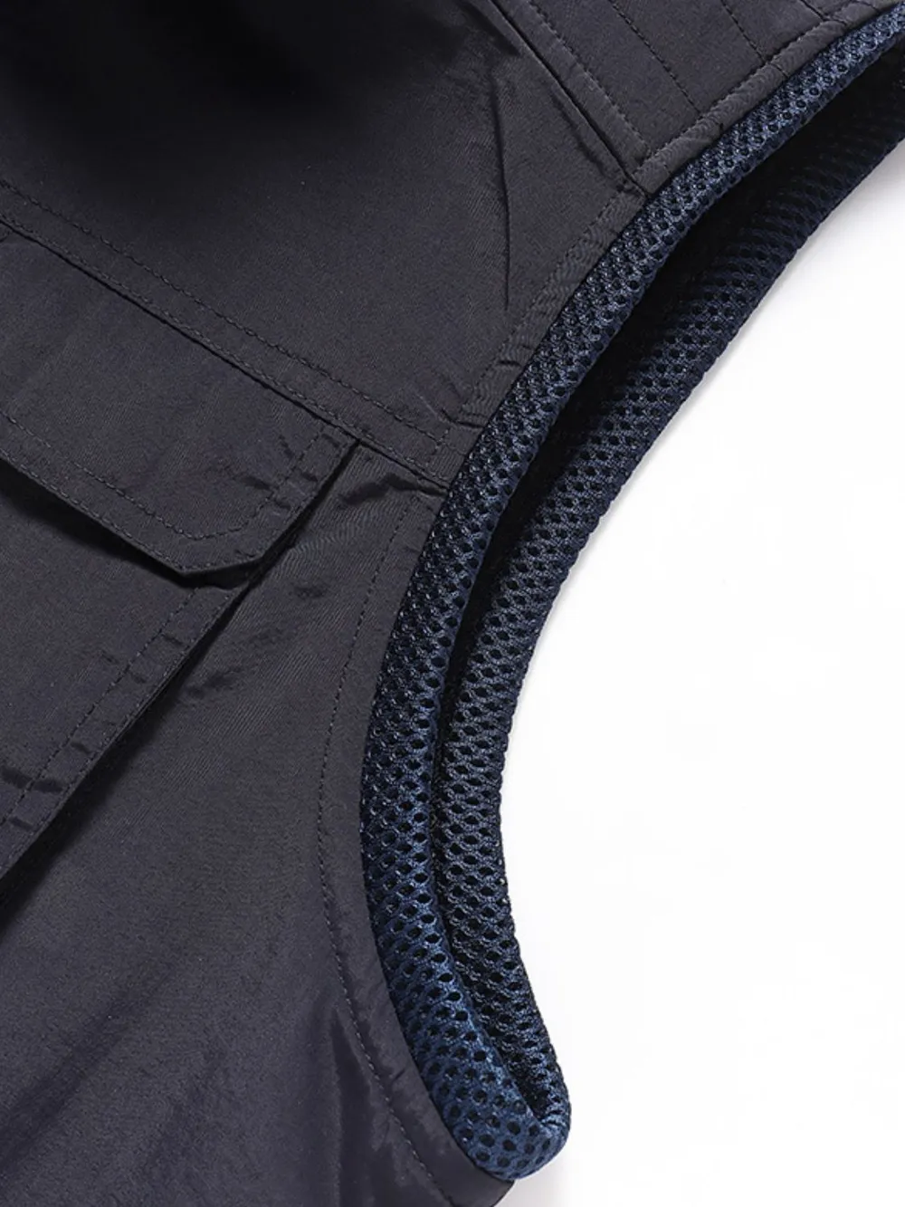 Men's Plus Size Zip Up Vest with Pockets, image 3