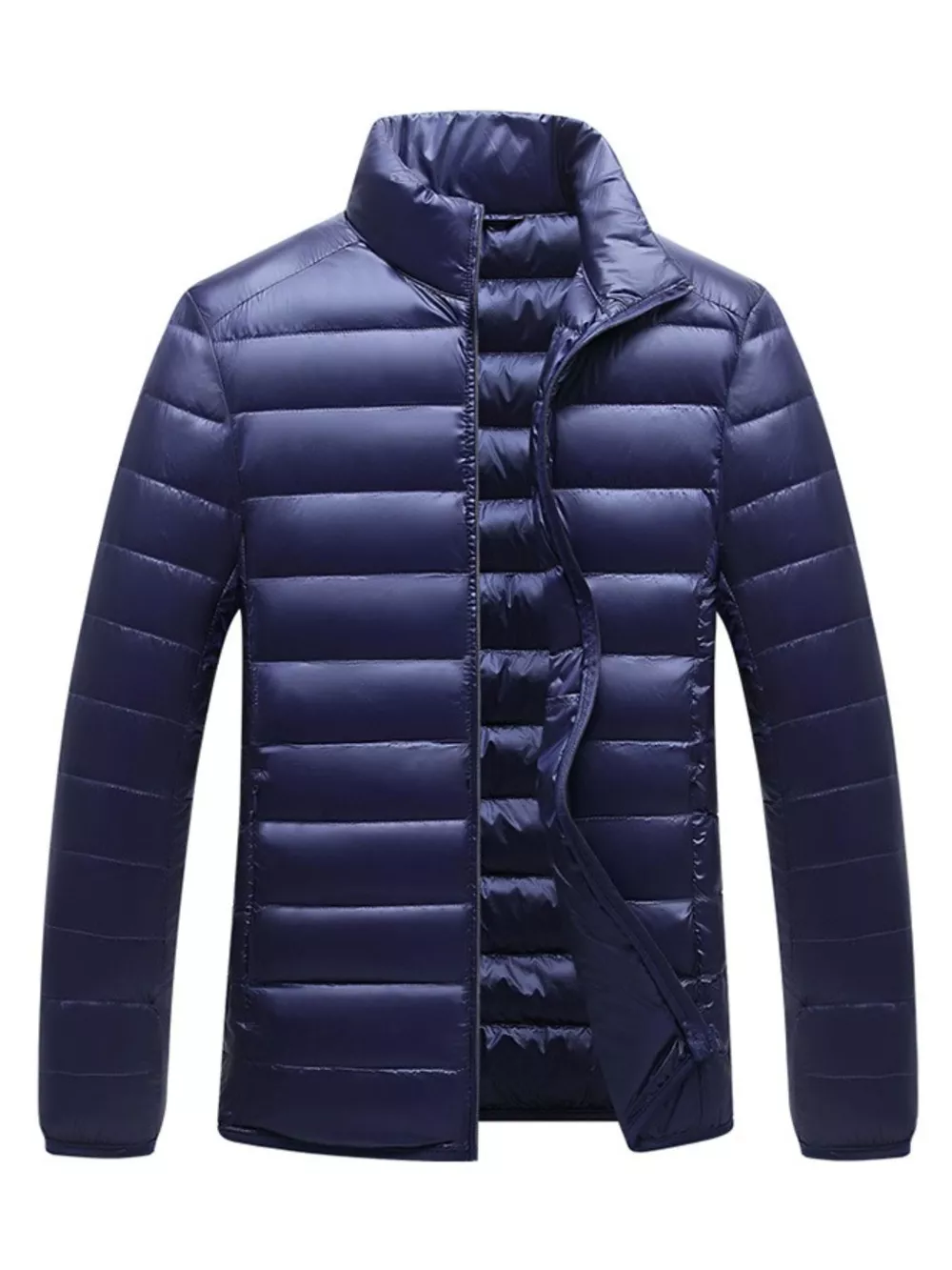 Men's Plus Size Lightweight Packable Puffer Jacket, image 4